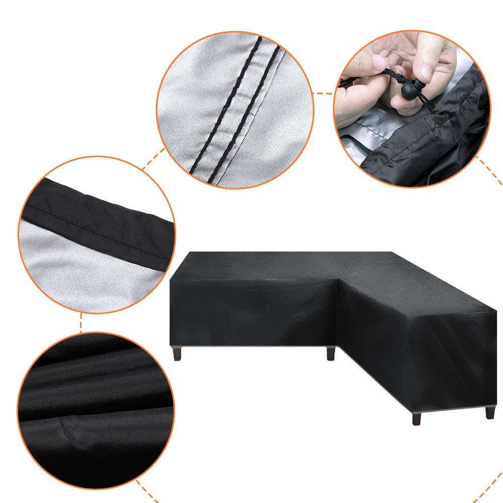 Ngoại thất sân vườn Góc Ghế Sofa Ngoài Trời Sân Vườn Mây Góc Bao V/L Hình Sofa Chống Thấm Nước Bảo Vệ Bộ Đa Năng Bụi bao Gồm - Hình 3 Ngoại thất sân vườn Góc Ghế Sofa Ngoài Trời Sân Vườn Mây Góc Bao V/L Hình Sofa Chống Thấm Nước Bảo Vệ Bộ Đa Năng Bụi bao Gồm - Hình 3