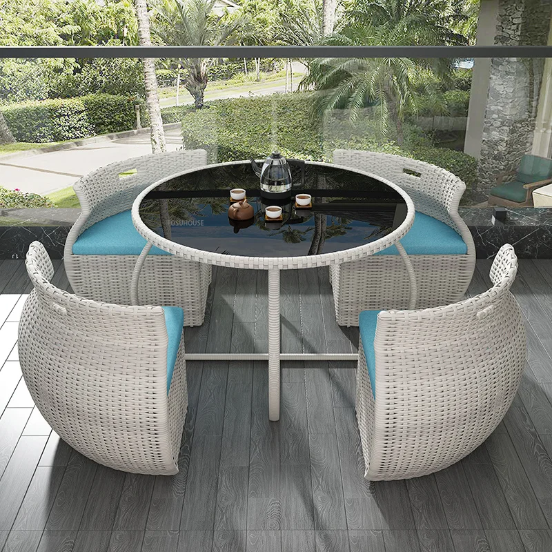Ngoại thất sân vườn mây ngoài trời Sáng tạo Bàn ghế sân vườn hiện đại Bộ ba mảnh kết hợp Ban công Bộ bàn ăn nhỏ Z Ngoại thất sân vườn mây ngoài trời Sáng tạo Bàn ghế sân vườn hiện đại Bộ ba mảnh kết hợp Ban công Bộ bàn ăn nhỏ Z