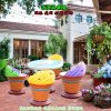 Ngoài trời hiện đại tối giản bàn ghế kem trang trí phim hoạt hình nấm đồ trang trí nhà trẻ trang trí sân trong sợi thủy tinh gia cố bằng nhựa thủ công mỹ nghệ