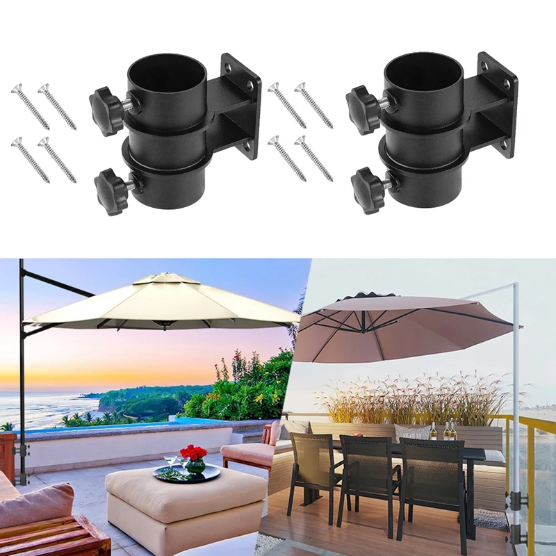Người giữ ô trong hiên Giá đỡ ô dù nặng và kẹp cho lan can hoặc sàn trong sân và sân - Hình 3 Người giữ ô trong hiên Giá đỡ ô dù nặng và kẹp cho lan can hoặc sàn trong sân và sân - Hình 3