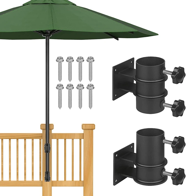 Người giữ ô trong hiên Giá đỡ ô dù nặng và kẹp cho lan can hoặc sàn trong sân và sân - Hình 4 Người giữ ô trong hiên Giá đỡ ô dù nặng và kẹp cho lan can hoặc sàn trong sân và sân - Hình 4