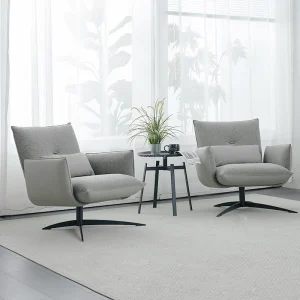 Nhà Thiết Kế Người Ý Ghế Phòng Khách Tối Giản Hiện Đại Ghế Sofa Đơn Da Xoay Sofa Lười Ghế Bành Sillas Nội Thất Gia Đình - Hình 2