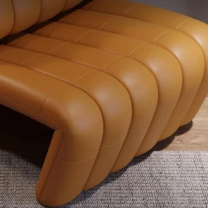 Nhà Thiết Kế Sofa Gấp Ghế Phòng Khách Phòng Chờ Da Pu Đơn Sang Trọng Ghế Phòng Khách Hiện Đại Độc Đáo Nội Thất Gia Đình Sedie - Hình 4