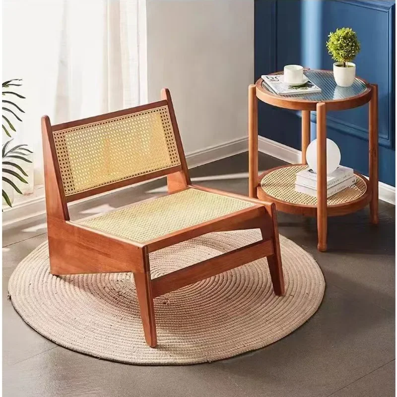 Nhà trọ Ghế Chống Bẹp Đầu Gỗ Mây Dệt Ghế Thư Giãn Phòng Khách Sofa Đơn Ghế Lưng Thoải Mái Nội Thất Bắc Âu - Hình 2 Nhà trọ Ghế Chống Bẹp Đầu Gỗ Mây Dệt Ghế Thư Giãn Phòng Khách Sofa Đơn Ghế Lưng Thoải Mái Nội Thất Bắc Âu - Hình 2
