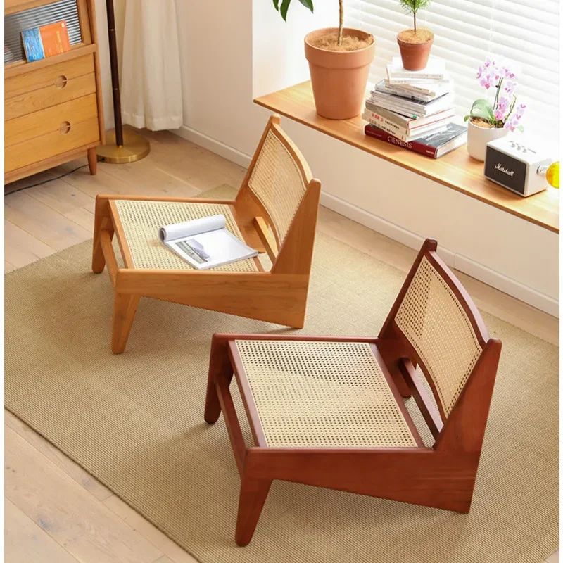 Nhà trọ Ghế Chống Bẹp Đầu Gỗ Mây Dệt Ghế Thư Giãn Phòng Khách Sofa Đơn Ghế Lưng Thoải Mái Nội Thất Bắc Âu - Hình 4 Nhà trọ Ghế Chống Bẹp Đầu Gỗ Mây Dệt Ghế Thư Giãn Phòng Khách Sofa Đơn Ghế Lưng Thoải Mái Nội Thất Bắc Âu - Hình 4