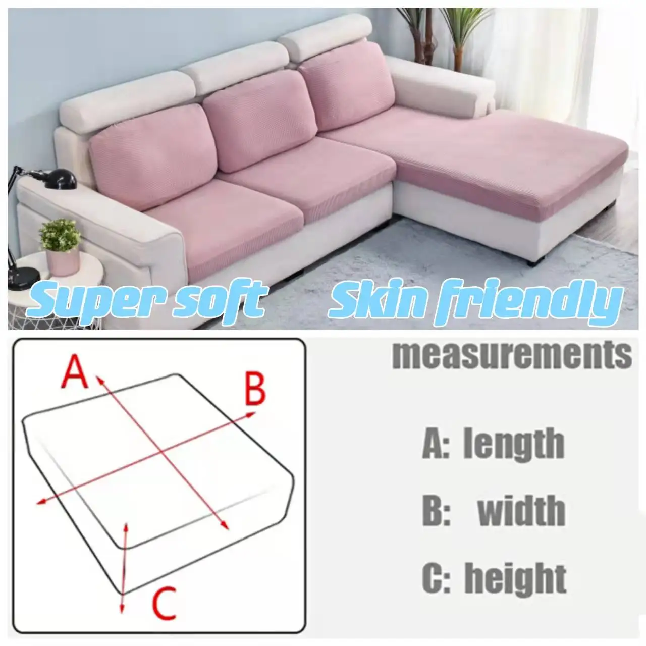 Nhung Sang Trọng L Sofa Hình Đệm Cho Phòng Khách Co Giãn Đồ Nội Thất Ghế Bọc Chaise Longue Sofa Ghế Co Giãn - Hình 3 Nhung Sang Trọng L Sofa Hình Đệm Cho Phòng Khách Co Giãn Đồ Nội Thất Ghế Bọc Chaise Longue Sofa Ghế Co Giãn - Hình 3