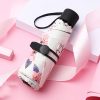 Ô của phụ nữ nắng và mưa ô gấp năm lần mini siêu nhẹ bằng tay ô che nắng chống nắng bảo vệ tia cực tím che nắng ngoài trời