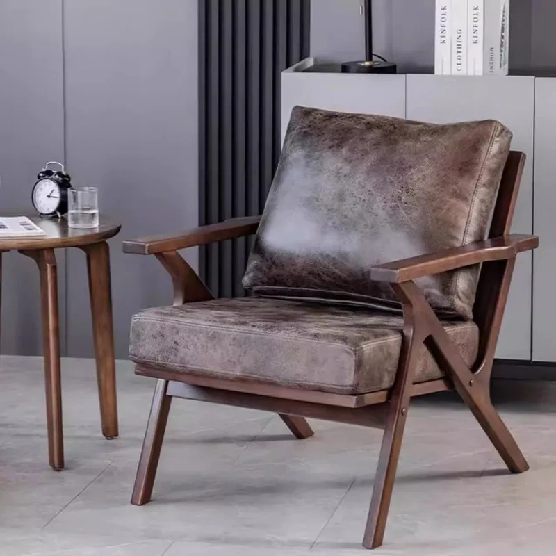 Phong Cách Nhật Bản Gỗ Chắc Chắn Ghế Mềm Retro Tựa Lưng Ghế Phòng Khách Phòng Khách Sofa Đơn Ghế Dày Xốp Nội Thất Gia Đình Phong Cách Nhật Bản Gỗ Chắc Chắn Ghế Mềm Retro Tựa Lưng Ghế Phòng Khách Phòng Khách Sofa Đơn Ghế Dày Xốp Nội Thất Gia Đình