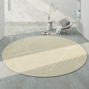 Phong Cách Nhật Bản Thảm Cho Phòng Ngủ Diện Tích Lớn Trang Trí Phòng Khách Tròn Thảm Đơn Giản Ghế Sàn Nhà Có Thể Giặt Phòng Chờ Thảm - Hình 2