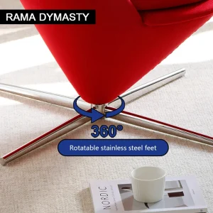 Phòng Khách Xoay Đơn Ghế Giải Trí Lưới Đỏ Nghệ Thuật Ghế Sofa Tình Yêu Sáng Tạo Ghế Ghế Hình Trái Tim Ghế Trang Điểm - Hình 2