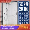 Phòng tắm JOMOO / Jiumu căn hộ nhỏ tùy chỉnh phân vùng liên kết ba cửa nhà phòng tắm ngăn cách khô và ướt nội tuyến