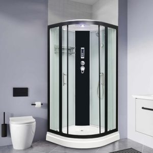 Phòng tắm không tách rời hình cánh quạt phòng tắm nhà vệ sinh hộ gia đình một mảnh đơn giản phòng tắm vách ngăn kính đóng
