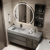 Phòng tắm sang trọng nhẹ tủ phòng tắm một chậu hiện đại phòng tắm tối giản chậu rửa chậu rửa chậu rửa kết hợp tủ