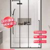 Phòng tắm Santa Leia tùy chỉnh trang web chính thức phòng tắm nước cửa kính bằng thép không gỉ cửa trượt ba liên kết cửa phòng tắm đẩy kéo