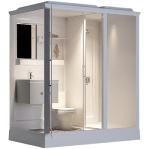 Phòng tắm tổng thể phòng tắm vách ngăn độc lập tích hợp nhà vệ sinh phòng tắm hộ gia đình một mảnh phòng tắm nhà vệ sinh đơn giản ở nông thôn