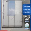 Phòng tắm vòi hoa sen ba liên kết cực hẹp cửa trượt cửa kính một hình cửa phòng tắm nhà vệ sinh vách ngăn ngăn cách khô và ướt