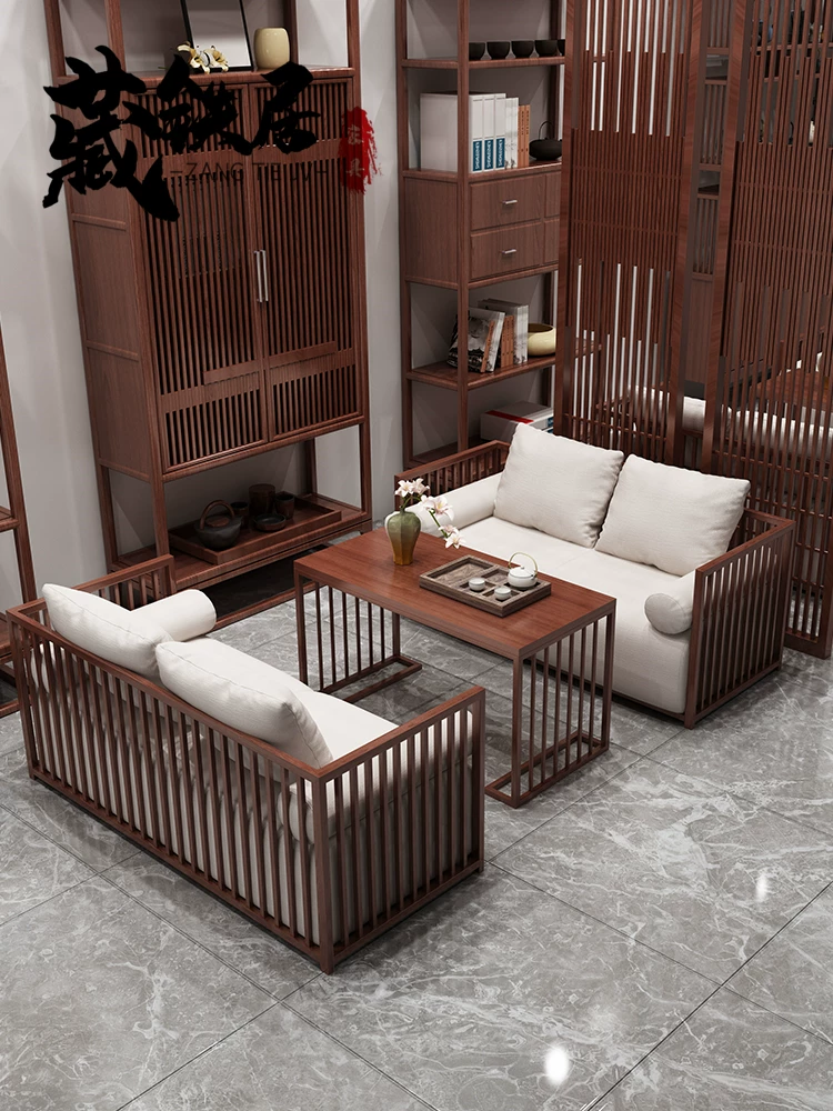 Quán trà kiểu Trung Quốc mới, sofa Nhà hàng trà hiện đại, B&B, Hộp sảnh khách sạn, Bàn ghế sắt kết hợp - Hình 2 Quán trà kiểu Trung Quốc mới, sofa Nhà hàng trà hiện đại, B&B, Hộp sảnh khách sạn, Bàn ghế sắt kết hợp - Hình 2