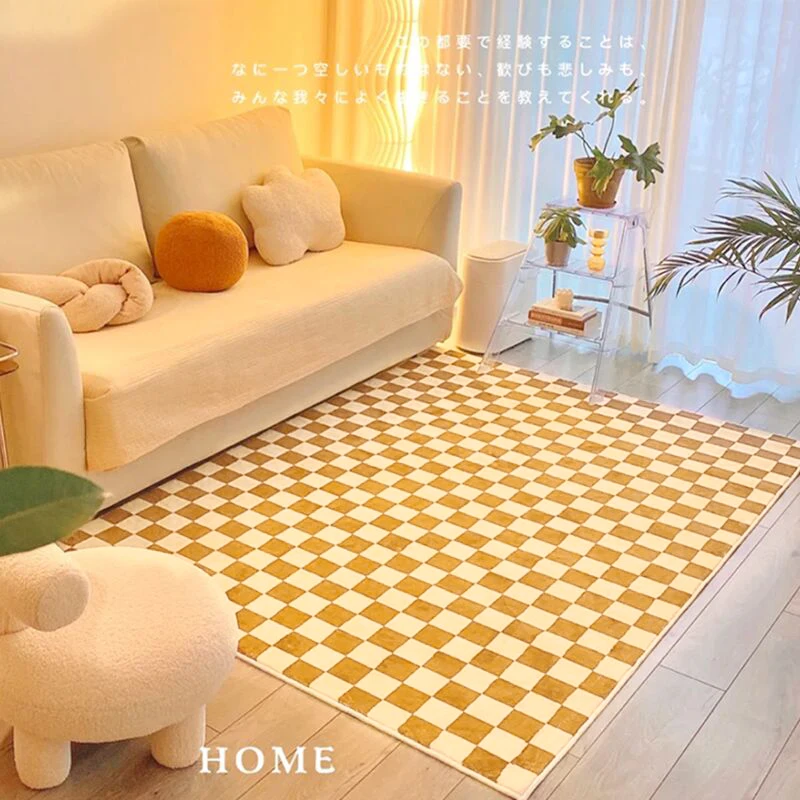 Retro Checkerboard Thảm Phòng Khách Diện Tích Lớn Thảm Cho Phòng Ngủ Trang Trí Nhà Lông Tơ Mềm Mại Sang Trọng Thảm Nghiên Cứu Lưới Phòng Chờ Thảm - Hình 4 Retro Checkerboard Thảm Phòng Khách Diện Tích Lớn Thảm Cho Phòng Ngủ Trang Trí Nhà Lông Tơ Mềm Mại Sang Trọng Thảm Nghiên Cứu Lưới Phòng Chờ Thảm - Hình 4