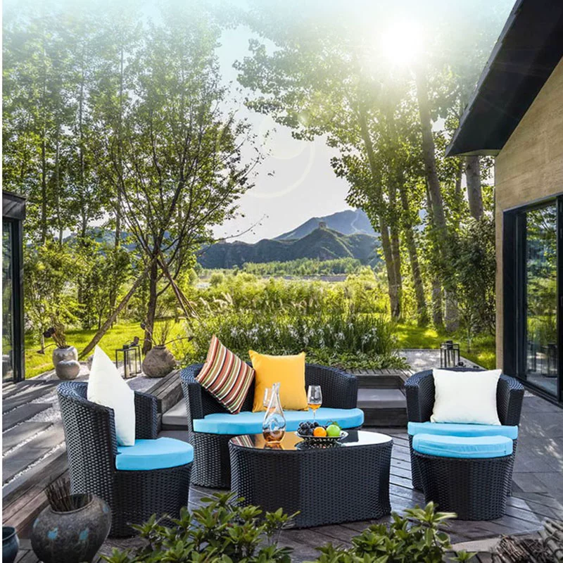 Sân Ngoài Trời Giả Mây Sofa Kết Hợp Ghế Mây Hoàng Phi Phi Tần Ngoại Trời Sân Vườn Sân Thượng Góc Ghế Sofa Mây - Hình 4 Sân Ngoài Trời Giả Mây Sofa Kết Hợp Ghế Mây Hoàng Phi Phi Tần Ngoại Trời Sân Vườn Sân Thượng Góc Ghế Sofa Mây - Hình 4