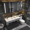 Slate một chậu tủ phòng tắm kết hợp chậu rửa hiện đại tối giản chậu rửa nhà vệ sinh nhà vệ sinh tủ mở rộng