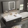 Slate một chậu tủ phòng tắm kết hợp hiện đại tối giản nhẹ nhàng sang trọng chậu rửa chậu rửa tủ chậu rửa phòng tắm