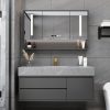 Slate tích hợp hiện đại tối giản ánh sáng sang trọng tủ phòng tắm kết hợp chậu rửa chậu rửa chậu rửa bộ nhà vệ sinh