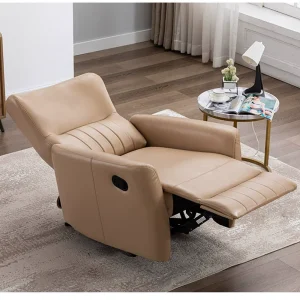 Sofa Bán chạy Da tùy chỉnh Ghế tựa điện Phòng khách hiện đại Vải Hướng dẫn sử dụng Ghế Sofa có thể ngả đơn - Hình 4