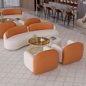 Sofa Bàn Ghế Sofa đẹp đẹp mới sang trọng thương mại hộ gia đình Sofa đôi đơn phòng khách phòng nhỏ khu vực nghỉ ngơi tiếp nhận hàng thẳng