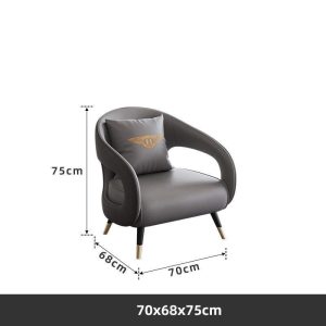 Sofa Cà Phê Văn Phòng Lễ Tân Phong Cách Mới Da Cao Cấp - Hình 4