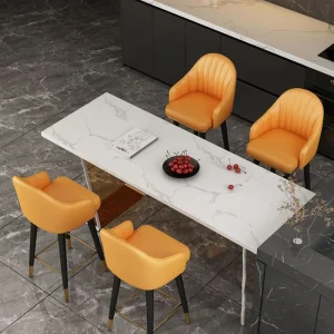 Sofa Cao Ghế Phòng Khách Bắc Âu Tay Đầm Kim Loại Ghế Phòng Khách Hiện Đại Da PU Cao Cấp Thư Giãn Cadeira Nội Thất Gia Đình WK - Hình 2