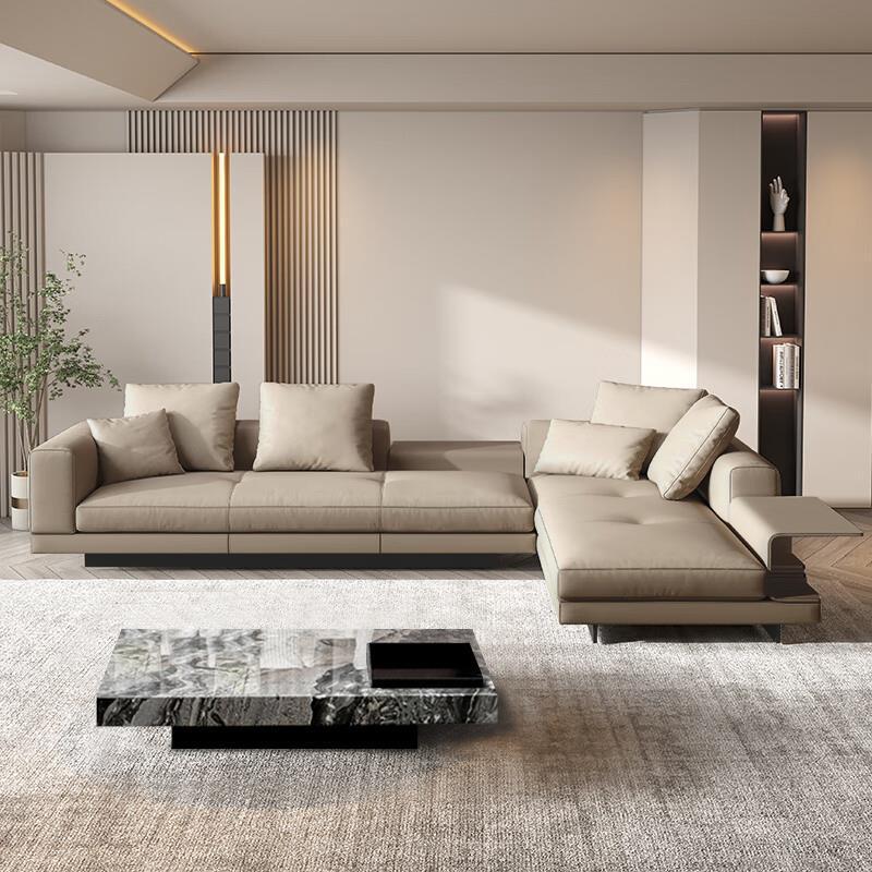 Sofa Carobang Connery Sofa da phòng khách lớp trên cùng da bò hàng thẳng ba người phòng nhỏ nhà thiết kế đơn giản người kiểu Italy - Hình 3 Sofa Carobang Connery Sofa da phòng khách lớp trên cùng da bò hàng thẳng ba người phòng nhỏ nhà thiết kế đơn giản người kiểu Italy - Hình 3