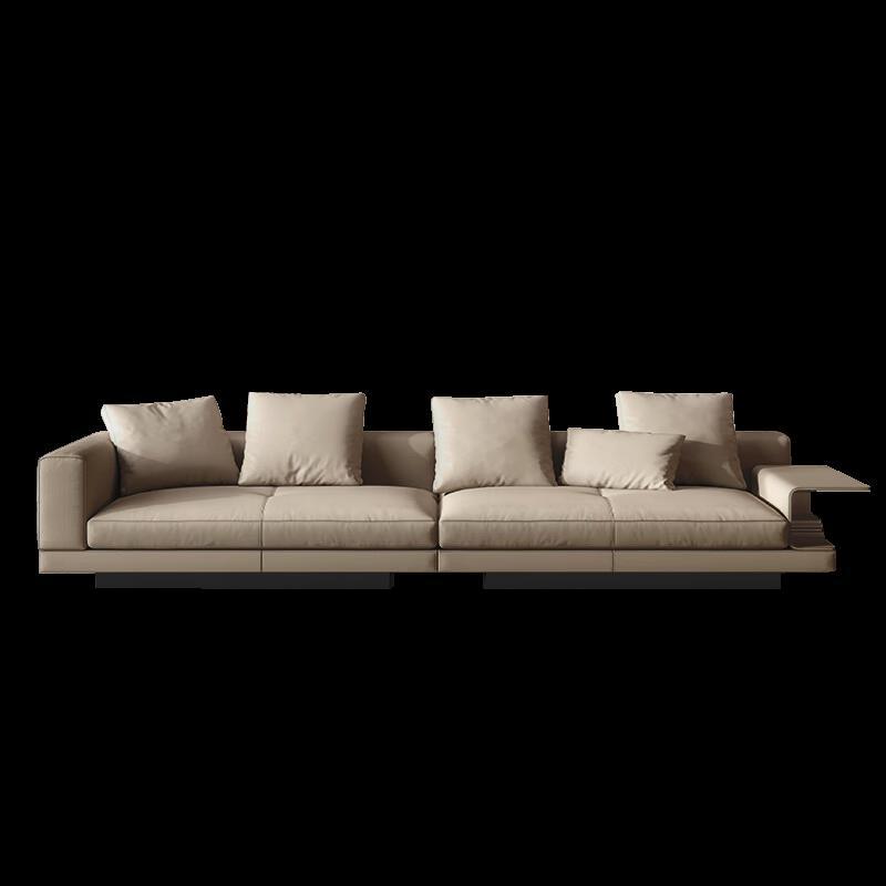 Sofa Carobang Connery Sofa da phòng khách lớp trên cùng da bò hàng thẳng ba người phòng nhỏ nhà thiết kế đơn giản người kiểu Italy - Hình 4 Sofa Carobang Connery Sofa da phòng khách lớp trên cùng da bò hàng thẳng ba người phòng nhỏ nhà thiết kế đơn giản người kiểu Italy - Hình 4