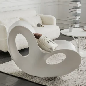 Sofa Chống Bẹp Đầu Ghế Phòng Chờ Hiện Đại Dễ Thương Thư Giãn Trắng Phòng Hình Hoa Đính Đá Nhựa Đơn Ghế Salle Manger Nội Thất Bắc Âu - Hình 3