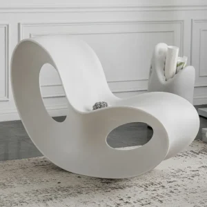 Sofa Chống Bẹp Đầu Ghế Phòng Chờ Hiện Đại Dễ Thương Thư Giãn Trắng Phòng Hình Hoa Đính Đá Nhựa Đơn Ghế Salle Manger Nội Thất Bắc Âu