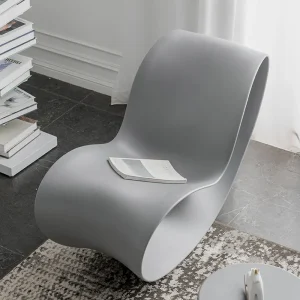 Sofa Chống Bẹp Đầu Ghế Phòng Chờ Hiện Đại Dễ Thương Thư Giãn Trắng Phòng Hình Hoa Đính Đá Nhựa Đơn Ghế Salle Manger Nội Thất Bắc Âu - Hình 4