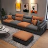 Sofa Công nghệ dùng một lần Sofa vải phòng khách lắp ráp hoàn chỉnh sang trọng gia đình lớn và nhỏ có thể tháo rời và giặt được Sofa vải hiện đại đơn giản kiểu Bắc Âu