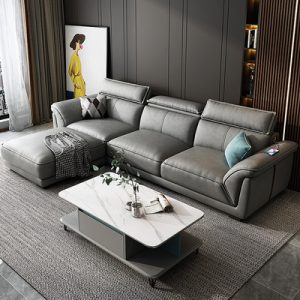 Sofa Công nghệ không giặt Ghế Sofa vải phòng nhỏ phòng khách màu đỏ ròng 2021 mới cao cấp vải hiện đại đơn giản Bắc Âu