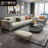 Sofa Công nghệ Sofa vải sang trọng hiện đại đơn giản phòng nhỏ thẳng hàng Ghế Sofa vải bốn chỗ phòng khách 2022 mới