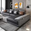 Sofa Công nghệ vải cao su kích thước phòng khách gia đình 3,4 mét Bắc Âu đơn giản hiện đại Ghế Sofa vải mới 2022