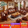 Sofa da châu âu phòng khách 123 da bò mỹ góc 1 lớp gỗ nguyên tấm cao cấp nội thất toàn nhà sang trọng