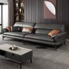 Sofa da kiểu Italy đơn giản lớp đầu tiên da bò phòng khách hiện đại Bắc Âu sang trọng thẳng hàng Ghế Sofa da bò góc giường ngủ