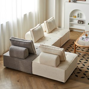 Sofa Đậu phụ khối Sofa lười công nghệ vải phòng nhỏ đơn giản vuông phòng khách đơn Ghế giải trí ban công phòng ngủ