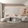 Sofa đẹp sang trọng Sofa vải phòng khách đơn giản hiện đại phòng nhỏ lưới màu đỏ phong cách vòng cung tiếp nhận cửa hàng quần áo Sofa công nghệ vải