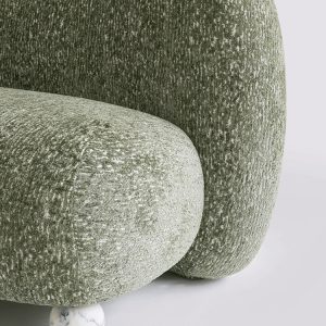 Sofa Đôi Thư Giãn Chân Tròn Kiểu Bắc Âu - Hình 3