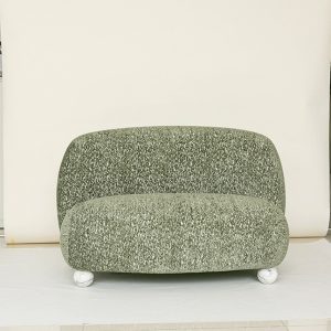 Sofa Đôi Thư Giãn Chân Tròn Kiểu Bắc Âu