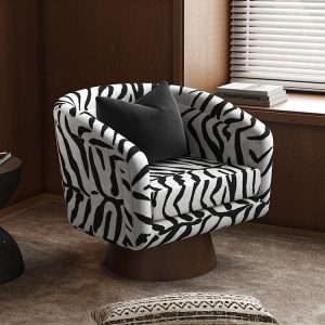 Sofa Đơn Bạch Hổ Chân Xoay Linh Hoạt Kiểu Pháp