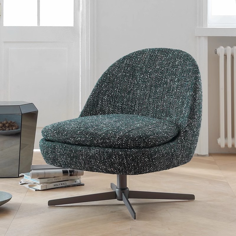 Sofa Đơn Chân Xoay Bọc Vải Phong Cách Italia - Hình 2 Sofa Đơn Chân Xoay Bọc Vải Phong Cách Italia - Hình 2