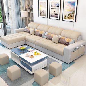Sofa Đơn Giản Hiện Đại Sofa Vải Có Thể Tháo Rời và Có Thể Giặt Đồ Nội Thất Phòng Khách Hộ Gia Đình Lớn Và Nhỏ Sofa Vải Hoàn Chỉnh