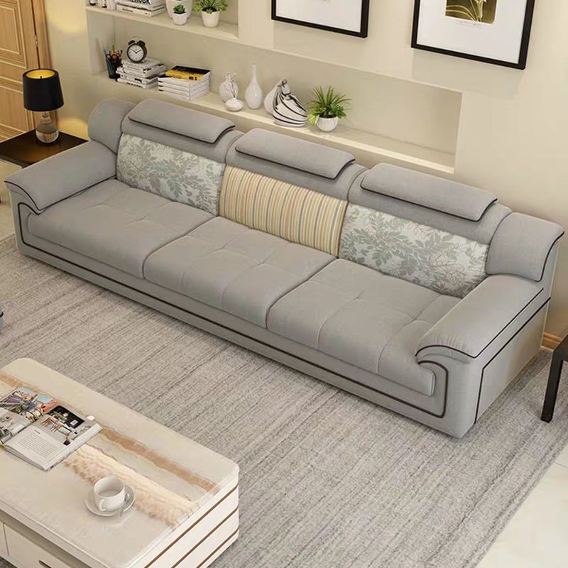 Sofa Đơn giản hiện đại Sofa vải phòng nhỏ phòng khách phòng khách thường thẳng hàng một dòng latex có thể tháo rời và giặt được Sofa - Hình 2 Sofa Đơn giản hiện đại Sofa vải phòng nhỏ phòng khách phòng khách thường thẳng hàng một dòng latex có thể tháo rời và giặt được Sofa - Hình 2