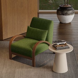 Sofa Đơn Thư Giãn Kiểu Bắc Âu Lễ Tân Phòng Khách - Hình 4